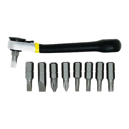 General Tools General Multi-Bit Screwdriver Set 9 pc 80075